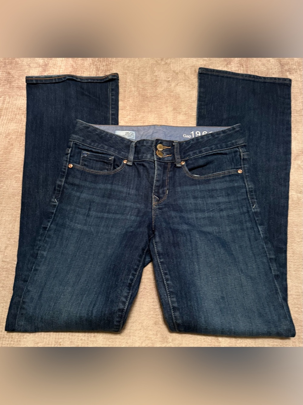 GAP Women's Dark Indigo Perfect Boot Cut Jeans